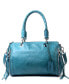 ფოტო #2 პროდუქტის Women's Genuine Leather Lily Satchel Bag