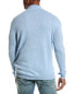 Фото #2 товара Forte Cashmere 1/4-Zip Cashmere Mock Sweater Men's