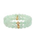 ფოტო #2 პროდუქტის Stone Beaded Motif 2 Pieces Bracelet Set