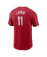 Фото #4 товара Men's Barry Larkin Red Cincinnati Reds Cooperstown Collection Name & Number T-shirt