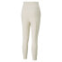 Фото #4 товара Puma Exhale Ribbed Knit Training Joggers Womens Off White Casual Athletic Bottom