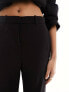 Mango slim flare co-ord tailored trousers in black 40 - фото #9