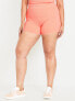 Фото #5 товара Extra High-Waisted Seamless Ribbed Biker Shorts -- 4-inch inseam