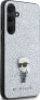 Karl Lagerfeld Etui Karl Lagerfeld KLHCSA55GCNPSG Samsung Galaxy A55 hardcase Fixed Glitter Choupette Logo Metal Pin srebrny/silver