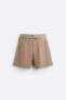 100% linen bermuda shorts