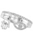 Фото #3 товара EFFY® Diamond Evil Eye & Hamsa Hand Charm Ring (1/4 ct. t.w.) in 14k White Gold