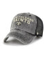 ფოტო #2 პროდუქტის Men's '47 Black New Orleans Saints Drumlin Trucker Clean Up Snapback Hat