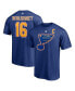 Фото #2 товара Men's Brett Hull Blue St. Louis Blues Authentic Stack Retired Player NickName and Number T-shirt