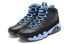 Фото #3 товара Jordan Air Jordan 9 Retro Slim Jenkins 中帮 复古篮球鞋 男款 蓝黑 / Кроссовки Jordan Air Jordan 302370-045