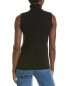 Forte Cashmere Sleeveless Turtleneck Cashmere Sweater Women's