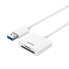 Фото #1 товара UNITEK Y-9321 - MicroSD (TransFlash) - SD - White - USB 3.2 Gen 1 (3.1 Gen 1) Type-A - 30 mm - 35 mm - 11 mm - Карта памяти MicroSD UNITEK Y-9321, белая, USB 3.2 Gen 1 (3.1 Gen 1) Type-A, размеры 30 мм x 35 мм x 11 мм