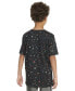 Big Boys Short Sleeve "Terrazzo Dot" Print T-Shirt