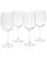 Фото #1 товара Glassware, Set of 4 Cheers White Wine Glasses