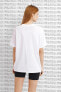 Фото #3 товара Sportswear Big Air Logo Oversized Tee T-Shirt Unisex Beyaz Tişört