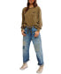 ფოტო #4 პროდუქტის Women's Fade Into You Long-Sleeve Cotton T-Shirt