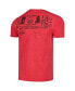 ფოტო #3 პროდუქტის Men's Heather Red Muhammad Ali Robe 1965 T-shirt