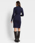 ფოტო #2 პროდუქტის Women's Knee Length Knit Dress