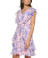 ფოტო #7 პროდუქტის Petite Printed Ruffled A-Line Dress