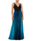 Women's Pleated Ombre Gown