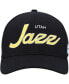 Men's Black Utah Jazz MVP Team Script 2.0 Stretch Snapback Hat - фото #2