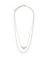 Фото #2 товара Sterling Forever cubic Zirconia Eileen Layered Necklace