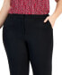 ფოტო #6 პროდუქტის Plus Size Straight-Leg Pants