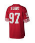 Фото #2 товара Men's Bryant Young Scarlet San Francisco 49ers 1994 Legacy Replica Jersey