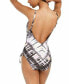 Фото #2 товара Bar Iii 259242 Women's Tie-Dyed Low Back One Piece Swimsuit Size XS