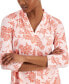 Petite Elena Floral V-Neck Top, Created for Macy's