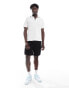 GANT logo tipping collar polo in white