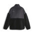 Puma Sherpa Hybrid Full Zip Jacket Womens Black Casual Athletic Outerwear 675371