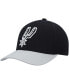 ფოტო #3 პროდუქტის Men's Black, Gray San Antonio Spurs MVP Team Two-Tone 2.0 Stretch-Snapback Hat