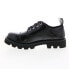 Фото #9 товара Diesel D-Konba LC Y02856-P4471-T8013 Mens Black Canvas Oxfords Casual Shoes