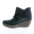 Фото #3 товара Fly London Yamy YAMY266FLY-004 Womens Green Suede Ankle & Booties Boots 36