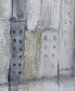 Фото #2 товара Foggy City Textured Metallic Hand Painted Canvas Wall Art, 30" x 40"