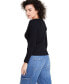 ფოტო #4 პროდუქტის Women's Long-Sleeve Boatneck Ribbed Top, Created for Macy's