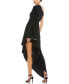 ფოტო #7 პროდუქტის Women's One Shoulder Asymmetrical Hem Flowy Dress