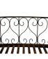 Arched Steel Garden Bridge with Handrails for Safety