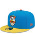 ფოტო #1 პროდუქტის Men's Royal, Yellow Santos de San Pablo Copa De La Diversion 59FIFTY Fitted Hat