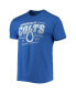 Фото #3 товара Men's Royal Indianapolis Colts Throwback T-shirt