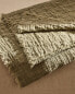 Фото #1 товара Fringed linen throw