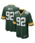 ფოტო #2 პროდუქტის Men's Reggie White Green Green Bay Packers Game Retired Player Jersey