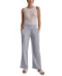 Women's High-Rise Gauze Straight-Leg Pants