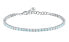 Luxury recycled silver tennis bracelet Tesori SAIW182