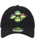 ფოტო #2 პროდუქტის Men's Black Teenage Mutant Ninja Turtles The Group Trucker 9FIFTY Snapback Hat