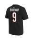 Фото #2 товара Big Boys Joe Burrow Black Cincinnati Bengals Player Name and Number T-shirt