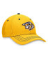 ფოტო #3 პროდუქტის Men's Gold Nashville Predators Authentic Pro Rink Flex Hat