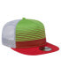 ფოტო #3 პროდუქტის Men's Red Los Angeles Dodgers Neon Horizon A-Frame Trucker 9FIFTY Snapback Hat