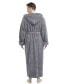 Men's Soft Fleece Robe, Ankle Length Hooded Turkish Bathrobe 2XL - фото #12