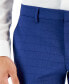 Men's Slim-Fit Tonal Check Dress Pants